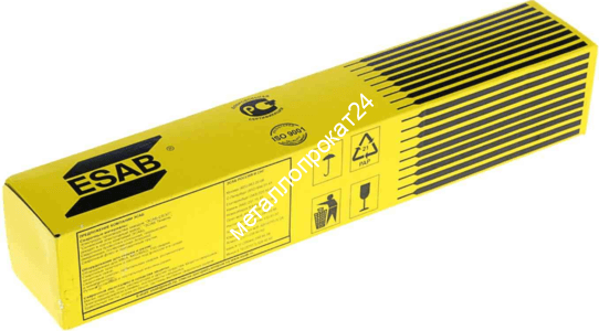 Электроды для ручной дуговой сварки ESAB OK 46.00 3мм 5.3кг Электроды для ручной дуговой сварки ESAB OK 46.00 3мм 5.3кг